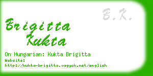 brigitta kukta business card